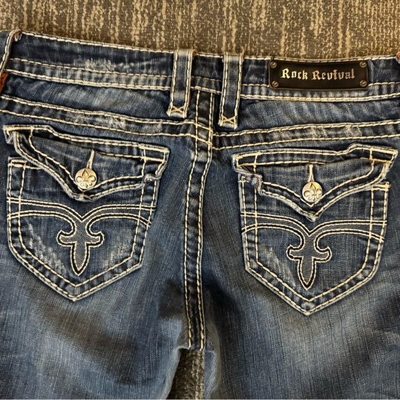 Women’s Rock Revival Eva Relaxed Boot Stretch Jeans 30 32 x 30 - Picture 1 of 7